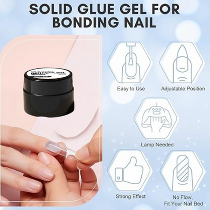 🌞Frühlingserwachen: 50% Rabatt!💅 UV-Nagelkleber-Gel für künstliche Fingernägel – Schnellhärtend, Starker Halt & Schonend für Naturnägel