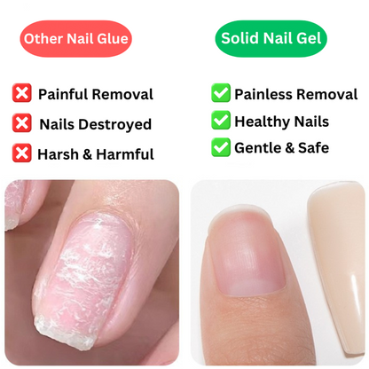 🌞Frühlingserwachen: 50% Rabatt!💅 UV-Nagelkleber-Gel für künstliche Fingernägel – Schnellhärtend, Starker Halt & Schonend für Naturnägel