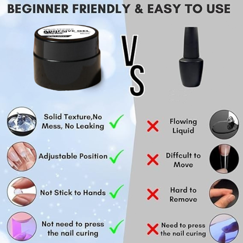 🌞Frühlingserwachen: 50% Rabatt!💅 UV-Nagelkleber-Gel für künstliche Fingernägel – Schnellhärtend, Starker Halt & Schonend für Naturnägel