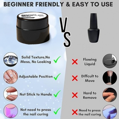 🌞Frühlingserwachen: 50% Rabatt!💅 UV-Nagelkleber-Gel für künstliche Fingernägel – Schnellhärtend, Starker Halt & Schonend für Naturnägel