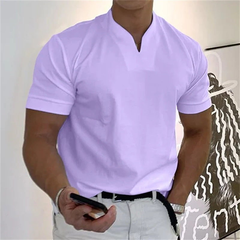 🌞Frühlingserwachen: 50% Rabatt!👔 Herren Business Kurzarm Fitness T-Shirt – Schmal geschnitten, UPF 50+ & atmungsaktiv für Athletik & Alltag