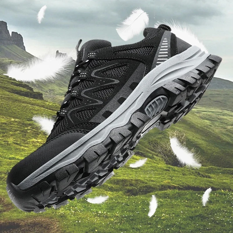 🌞Frühlingserwachen: 50% Rabatt!⛰️ Ultra-Leichte Outdoor Wanderschuhe für Herren | Atmungsaktiv, Rutschfest & Dämpfend