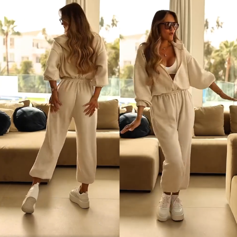 🌞Frühlingserwachen: 50% Rabatt!💎 Premium Baumwoll-Jumpsuit "Soft Breeze" – Dein ultimatives Wohlfühl-Outfit mit Kapuze
