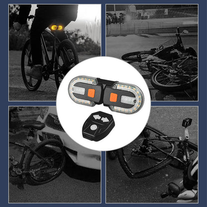 🌞Frühlingserwachen: 50% Rabatt!🚴 Fahrradrücklicht mit drahtloser Fernbedienung – Blinker, Warnlicht & USB-Ladung für maximale Sicherheit (30 Gelb- + 8 Rot-LEDs)