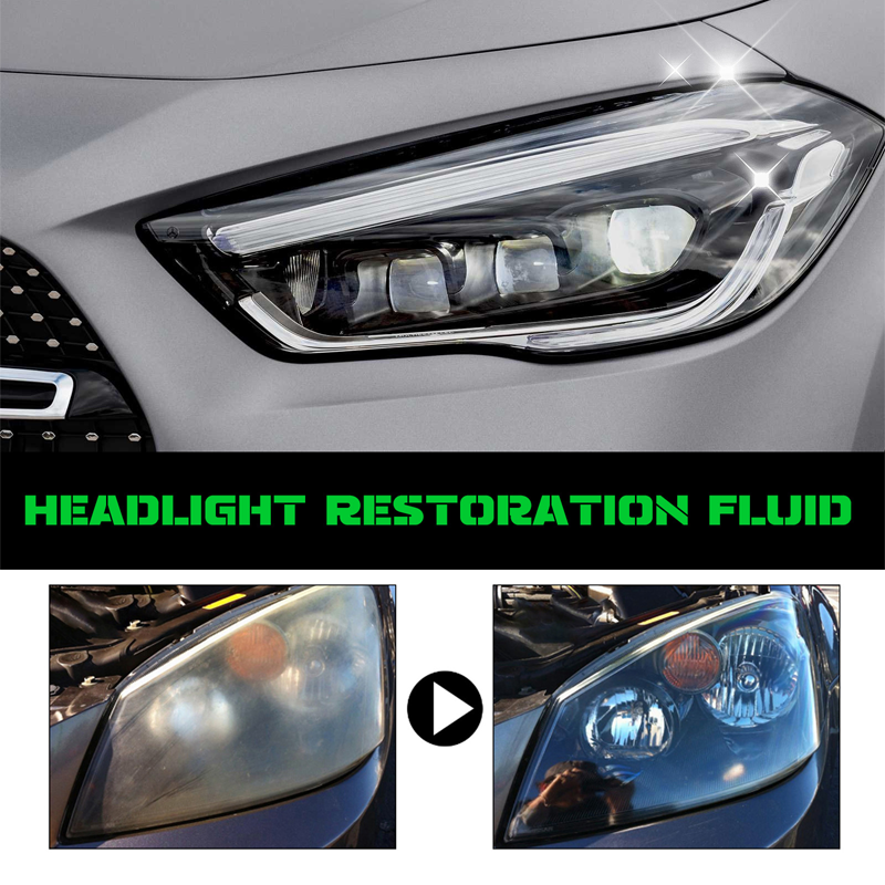 🌞Frühlingserwachen: 50% Rabatt!🚗 Scheinwerfer-Restaurierungsflüssigkeit – Gegen Vergilbung & Oxidation – Für klare Sicht & UV-Schutz – Einfache Anwendung