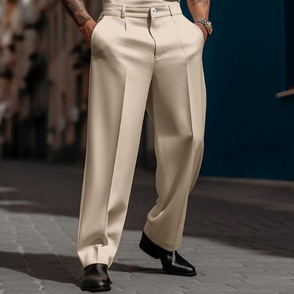 🌞Frühlingserwachen: 50% Rabatt!👔 Lässige Herrenhose mit Bundfalten & weitem Bein – Klassisch, atmungsaktiv & vielseitig für jeden Anlass