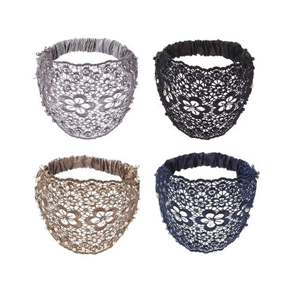 🌞Frühlingserwachen: 50% Rabatt!✨ Breites Haarband aus Guipure-Spitze mit Perlen & Blumenmotiv – Kaschiert dünner werdendes Haar & verleiht eine elegante Ausstrahlung!
