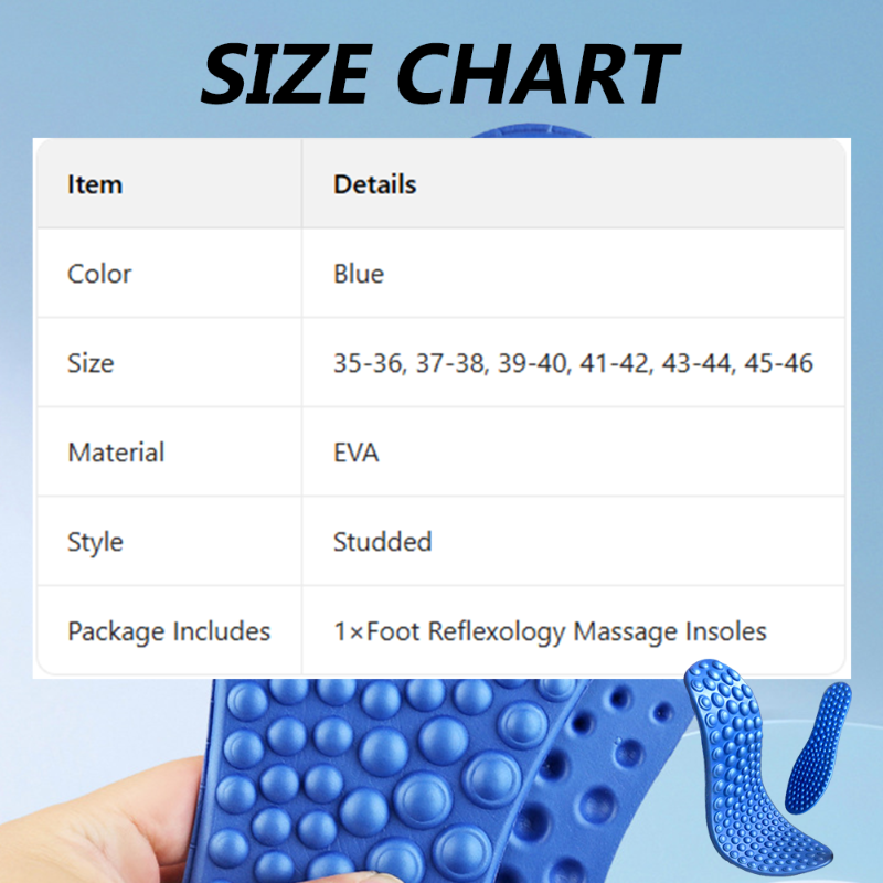 Foot Reflexology Massage Insoles