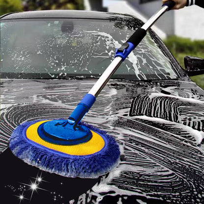 🌞Frühlingserwachen: 50% Rabatt!🚗 Robuster Aluminium-Teleskop-Autowaschmopp – Langer Stiel, Schonende Reinigung & Vielseitig für alle Fahrzeuge
