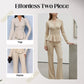 🌞Frühlingserwachen: 50% Rabatt!✨Damen 2-teiliges Peplum-Set – Crossover-V-Ausschnitt & Wickelgürtel, Strukturierter Stoff für Sanduhr-Silhouette