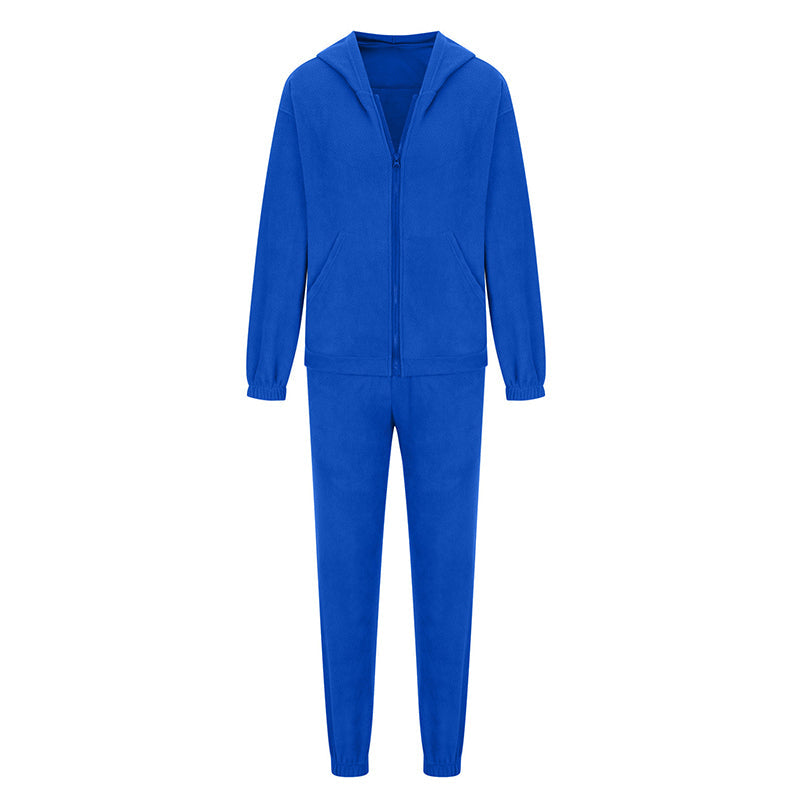 🌞Frühlingserwachen: 50% Rabatt!👖 Damen 2-Teilig Fleece Set – Leicht & Frisch für Frühling – Kapuzenjacke & Jogginghose, Lässiger Stil für jeden Tag