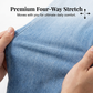 🌞Frühlingserwachen: 50% Rabatt!✨ Damen Hochtaillierte Schlagjeans – 4-Way-Stretch, Peach-Lift & Kurvenkontrolle, Elegant für Alltag & Büro