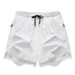 🌞Frühlingserwachen: 50% Rabatt!🔥Performance Sport-Shorts: Atmungsaktive Herren Laufhose mit Reißverschlusstaschen