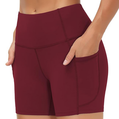 Women's High-Waist Tummy Control Yoga Shorts