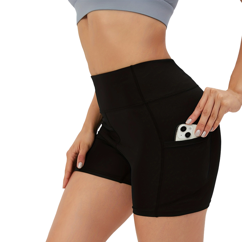 Women's High-Waist Tummy Control Yoga Shorts