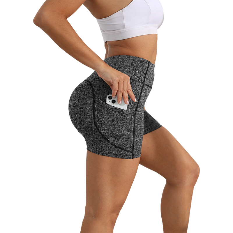Women's High-Waist Tummy Control Yoga Shorts