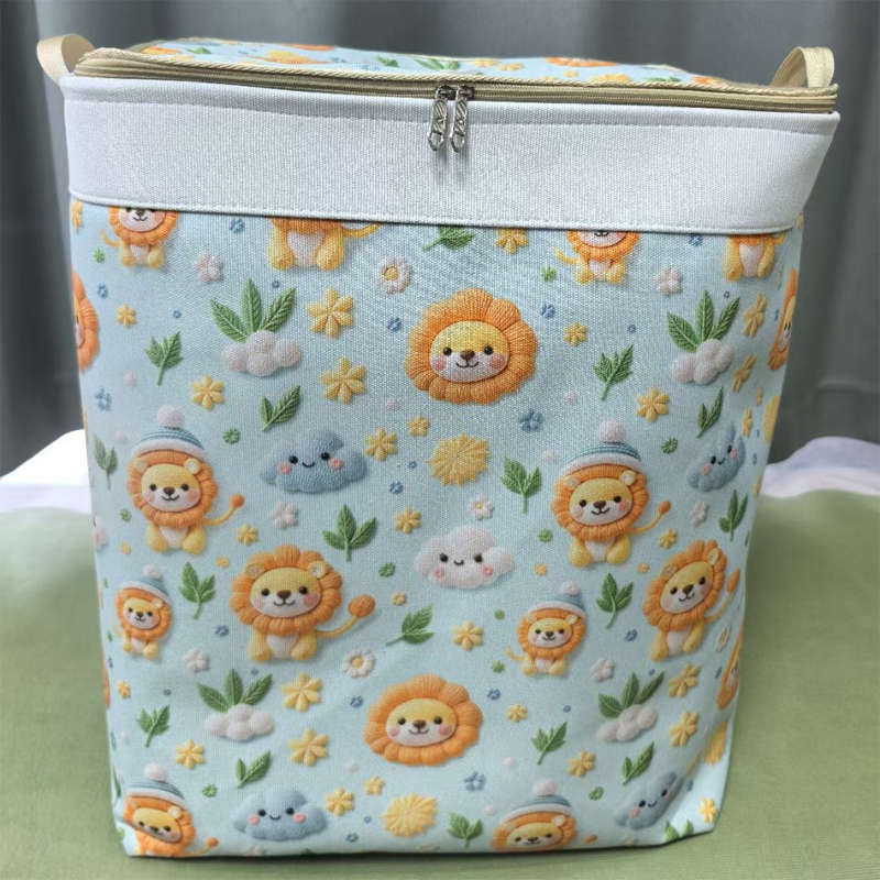 🌞Frühlingserwachen: 50% Rabatt!🧺Große Faltbare Aufbewahrungsbox aus Canvas – 120L Fassungsvermögen, Staub- & Feuchtigkeitsschutz, Praktische Tragegriffe für Kleidung & Bettwäsche (50x40x60cm）