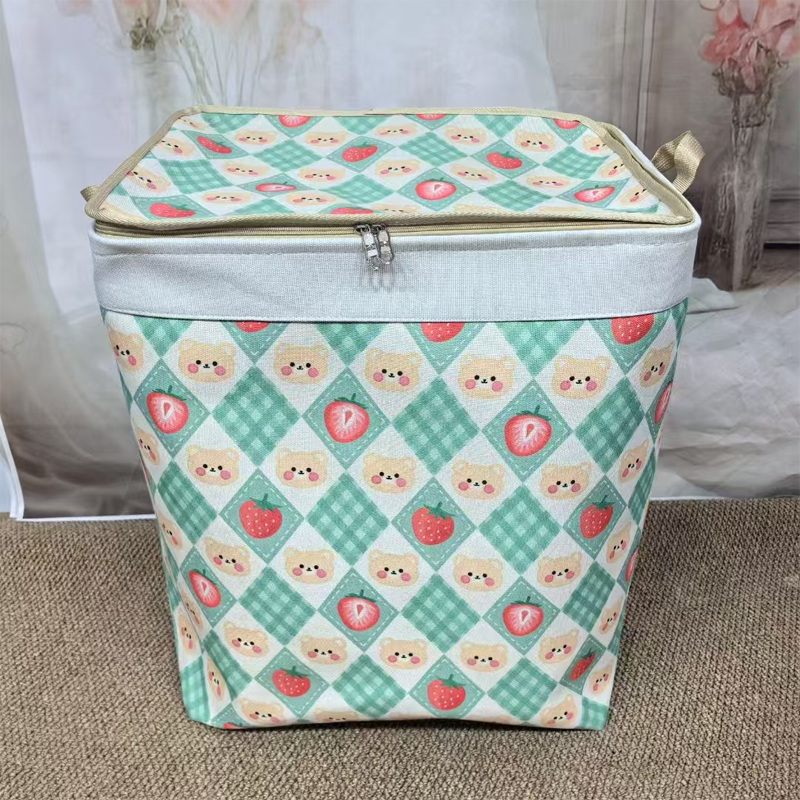 🌞Frühlingserwachen: 50% Rabatt!🧺Große Faltbare Aufbewahrungsbox aus Canvas – 120L Fassungsvermögen, Staub- & Feuchtigkeitsschutz, Praktische Tragegriffe für Kleidung & Bettwäsche (50x40x60cm）