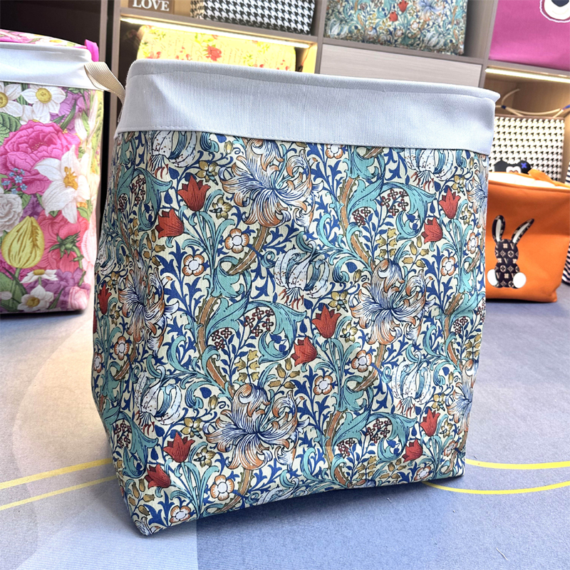🌞Frühlingserwachen: 50% Rabatt!🧺Große Faltbare Aufbewahrungsbox aus Canvas – 120L Fassungsvermögen, Staub- & Feuchtigkeitsschutz, Praktische Tragegriffe für Kleidung & Bettwäsche (50x40x60cm）