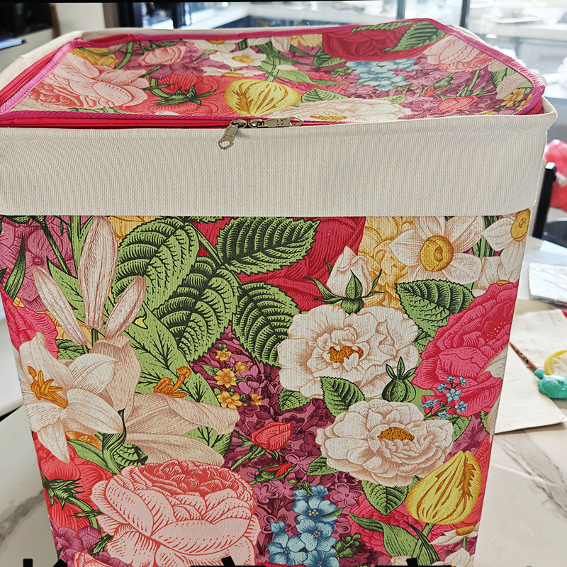 🌞Frühlingserwachen: 50% Rabatt!🧺Große Faltbare Aufbewahrungsbox aus Canvas – 120L Fassungsvermögen, Staub- & Feuchtigkeitsschutz, Praktische Tragegriffe für Kleidung & Bettwäsche (50x40x60cm）