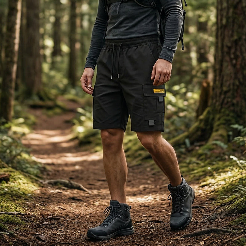 🌞Frühlingserwachen: 50% Rabatt!✨Herren Lässige Cargo-Shorts mit Kordelzug – Praktische Multifunktionstaschen, Verstärkte Nähte & Lockere Passform