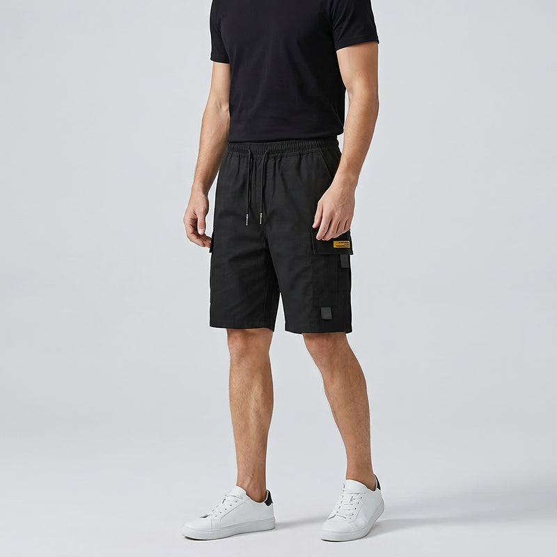 🌞Frühlingserwachen: 50% Rabatt!✨Herren Lässige Cargo-Shorts mit Kordelzug – Praktische Multifunktionstaschen, Verstärkte Nähte & Lockere Passform