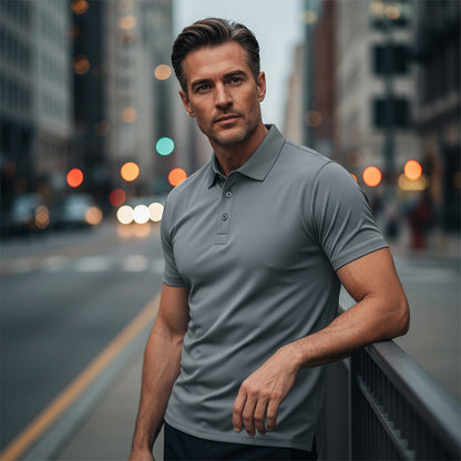 🌞Frühlingserwachen: 50% Rabatt!🔥Premium Performance Poloshirt: Schnelltrocknendes Herren Polo im Athletic Fit