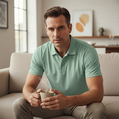 🌞Frühlingserwachen: 50% Rabatt!🔥Premium Performance Poloshirt: Schnelltrocknendes Herren Polo im Athletic Fit