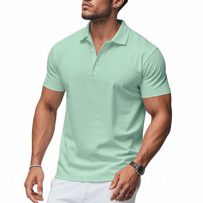 🌞Frühlingserwachen: 50% Rabatt!🔥Premium Performance Poloshirt: Schnelltrocknendes Herren Polo im Athletic Fit
