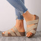🌞Frühlingserwachen: 50% Rabatt!✨Vegane Plateau-Sandalen mit California-Cool – Vegan Society registriert, Weich Gepolstert & Bequem