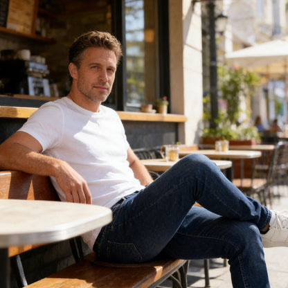 🌞Frühlingserwachen: 50% Rabatt!🔥Die ultimative Komfort-Jeans: Herren Slim-Fit Stretch-Jeans im Vintage-Look