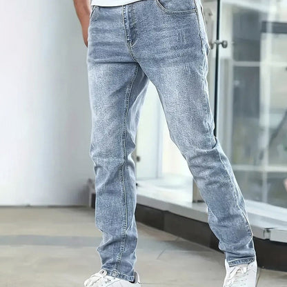 🌞Frühlingserwachen: 50% Rabatt!🔥Die ultimative Komfort-Jeans: Herren Slim-Fit Stretch-Jeans im Vintage-Look