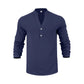🌞Frühlingserwachen: 50% Rabatt!🔥Herren Henley aus Leinen-Mix – Atmungsaktiv, Bügelfrei & Zeitlos Elegant
