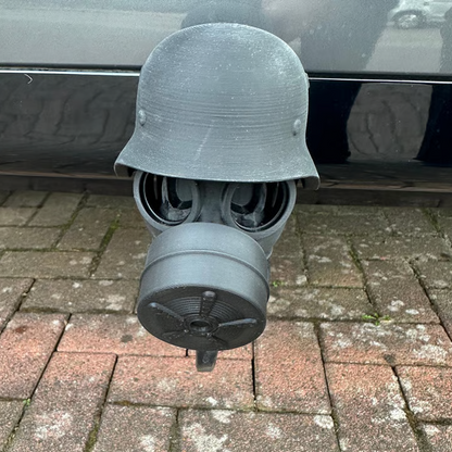 🌞Frühlingserwachen: 50% Rabatt!🔥"Mad Max" Auto-Zubehör: Taktische Gasmasken-Abdeckung für die Anhängerkupplung