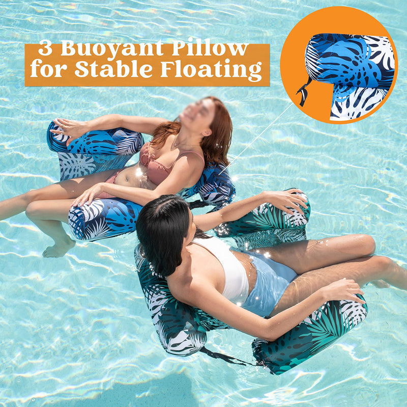 🌞Frühlingserwachen: 50% Rabatt!🔥Aufblasbare Wasserhängematte | Bequemer schwimmender Loungesessel für Pool & Meer | Ultraleicht (Perfekt für den Koffer)