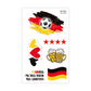 🌞Frühlingserwachen: 50% Rabatt!✨⚽ WM 2026 Flaggen-Tattoos | Wasserdichte Temporäre Fußball-Tattoos | Die Saubere Alternative zu Schminke (Gesicht & Körper)