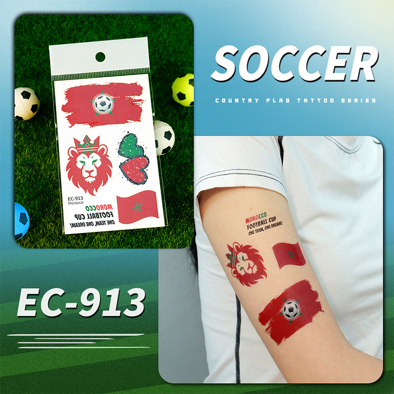 🌞Frühlingserwachen: 50% Rabatt!✨⚽ WM 2026 Flaggen-Tattoos | Wasserdichte Temporäre Fußball-Tattoos | Die Saubere Alternative zu Schminke (Gesicht & Körper)