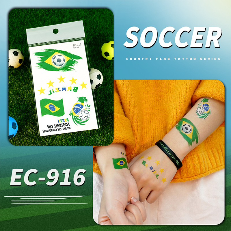 🌞Frühlingserwachen: 50% Rabatt!✨⚽ WM 2026 Flaggen-Tattoos | Wasserdichte Temporäre Fußball-Tattoos | Die Saubere Alternative zu Schminke (Gesicht & Körper)