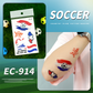 🌞Frühlingserwachen: 50% Rabatt!✨⚽ WM 2026 Flaggen-Tattoos | Wasserdichte Temporäre Fußball-Tattoos | Die Saubere Alternative zu Schminke (Gesicht & Körper)