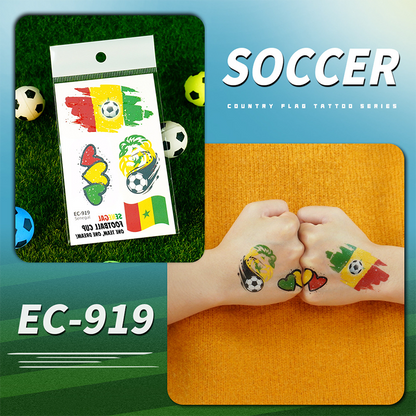 🌞Frühlingserwachen: 50% Rabatt!✨⚽ WM 2026 Flaggen-Tattoos | Wasserdichte Temporäre Fußball-Tattoos | Die Saubere Alternative zu Schminke (Gesicht & Körper)