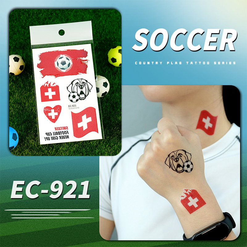 🌞Frühlingserwachen: 50% Rabatt!✨⚽ WM 2026 Flaggen-Tattoos | Wasserdichte Temporäre Fußball-Tattoos | Die Saubere Alternative zu Schminke (Gesicht & Körper)
