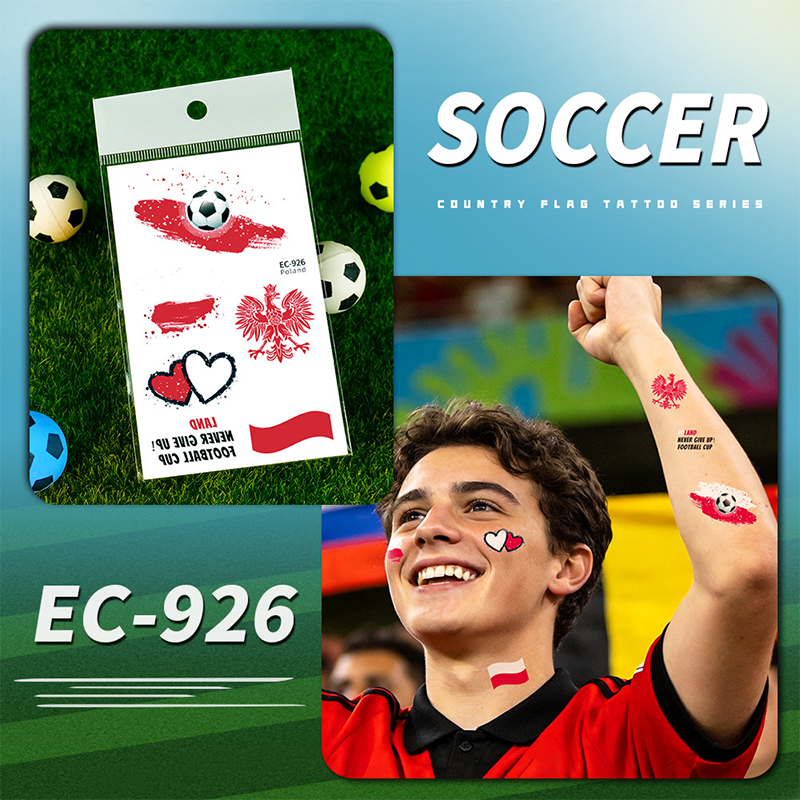 🌞Frühlingserwachen: 50% Rabatt!✨⚽ WM 2026 Flaggen-Tattoos | Wasserdichte Temporäre Fußball-Tattoos | Die Saubere Alternative zu Schminke (Gesicht & Körper)