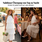 🌞Frühlingserwachen: 50% Rabatt!✨Elegantes Resort-Kleid: Fließendes Neckholder-Sommerkleid mit Plissee-Falten