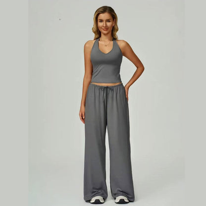 🧘‍♀️✨ Damen 2-teiliger Freizeitanzug – Locker, Palazzo-Hose & Komfortables Top, Sportlich & Bequem📦Kostenloser Versand🔥
