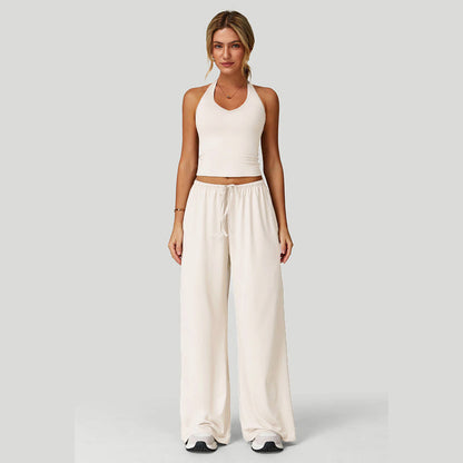 🧘‍♀️✨ Damen 2-teiliger Freizeitanzug – Locker, Palazzo-Hose & Komfortables Top, Sportlich & Bequem📦Kostenloser Versand🔥