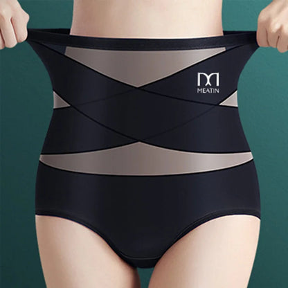 🌞Frühlingserwachen: 50% Rabatt!💎Unsichtbarer Bauch-Weg-Zauber: Nahtlose Ice-Silk Shaping-Hose mit Kreuz-Kompression