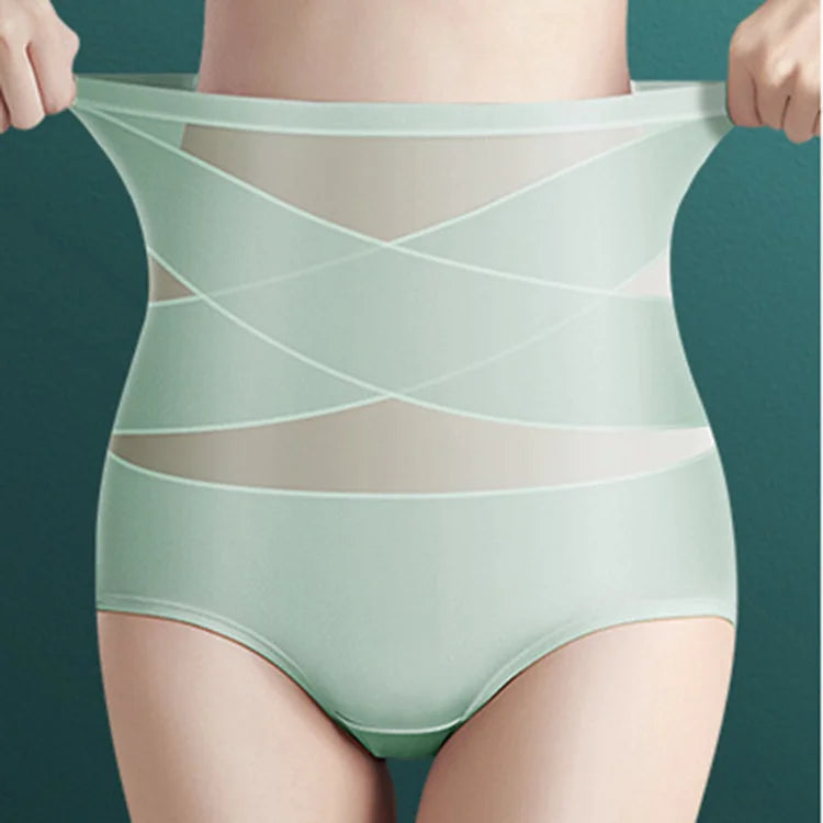 🌞Frühlingserwachen: 50% Rabatt!💎Unsichtbarer Bauch-Weg-Zauber: Nahtlose Ice-Silk Shaping-Hose mit Kreuz-Kompression