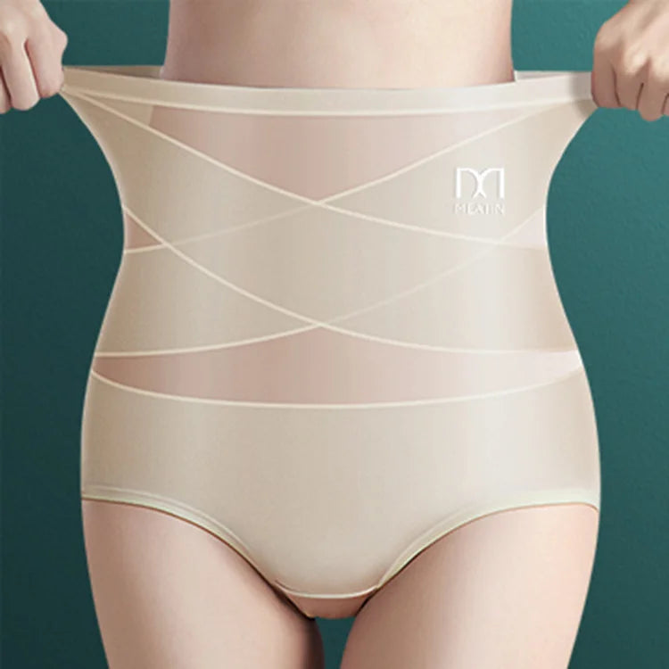 🌞Frühlingserwachen: 50% Rabatt!💎Unsichtbarer Bauch-Weg-Zauber: Nahtlose Ice-Silk Shaping-Hose mit Kreuz-Kompression