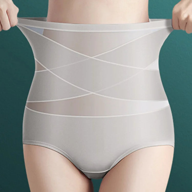 🌞Frühlingserwachen: 50% Rabatt!💎Unsichtbarer Bauch-Weg-Zauber: Nahtlose Ice-Silk Shaping-Hose mit Kreuz-Kompression