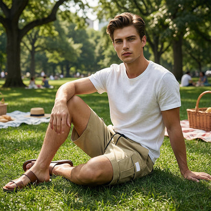 🌞Frühlingserwachen: 50% Rabatt!💎Herren Cargo-Shorts – Atmungsaktiv, Schnelltrocknend & Maximaler Komfort durch Gummizug